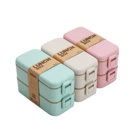 Japanese Tableware Bento Box Wheat Straw