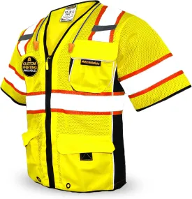 KwikSafety - Charlotte, NC - Men's & Women's Class 3 Safety Vest PPE Hi Vis Reflective ANSI OSHA