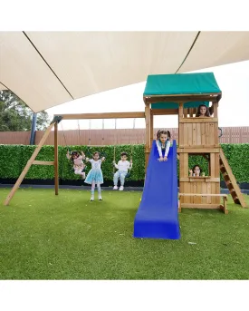 Lifespan Kids Carindale Play Centre Set with 2.2m Blue Slide