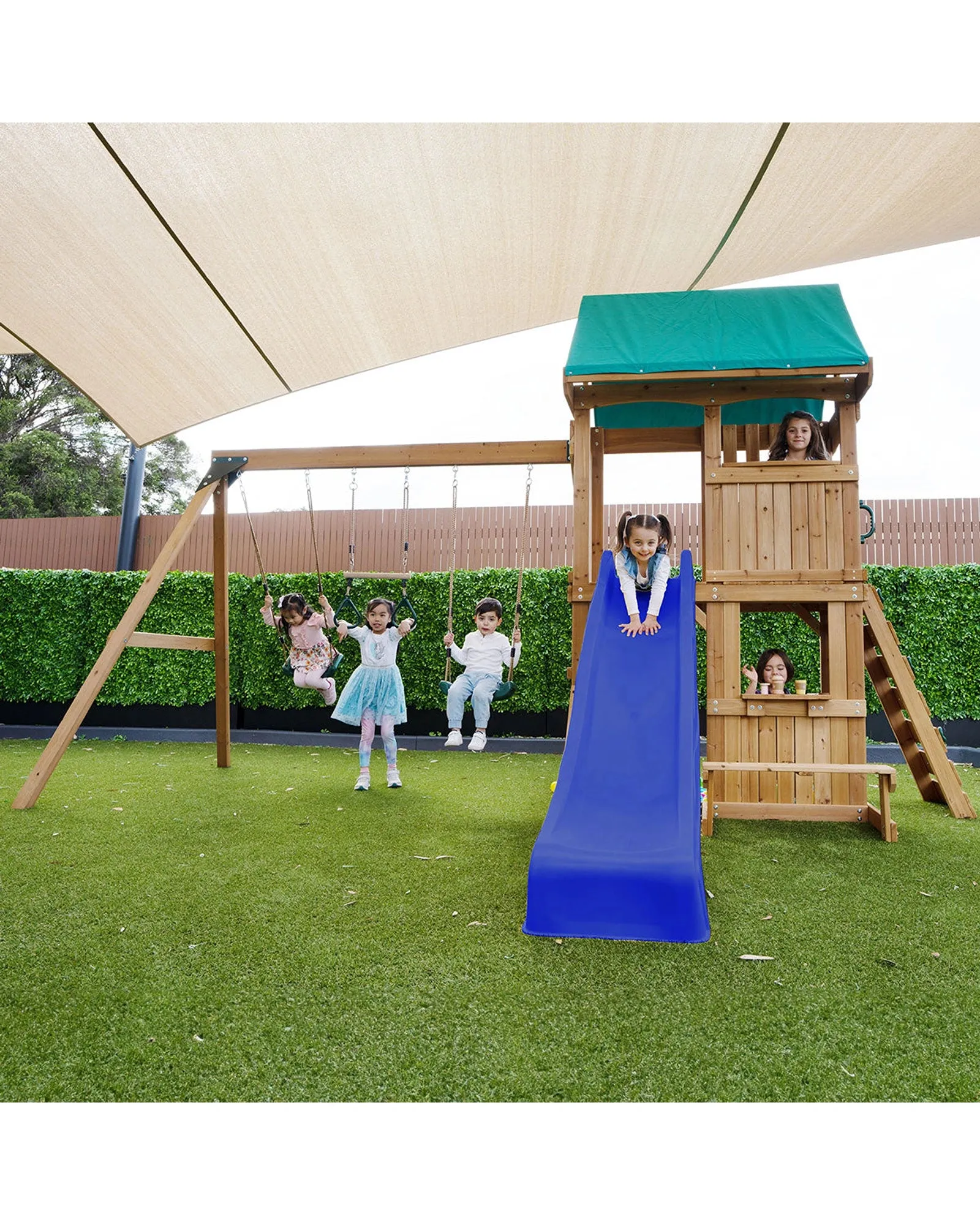 Lifespan Kids Carindale Play Centre Set with 2.2m Blue Slide