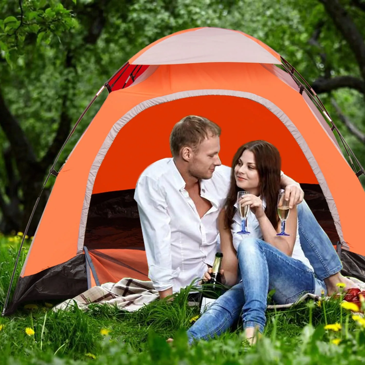 Lightweight 2-3 Person Family Camping Tent