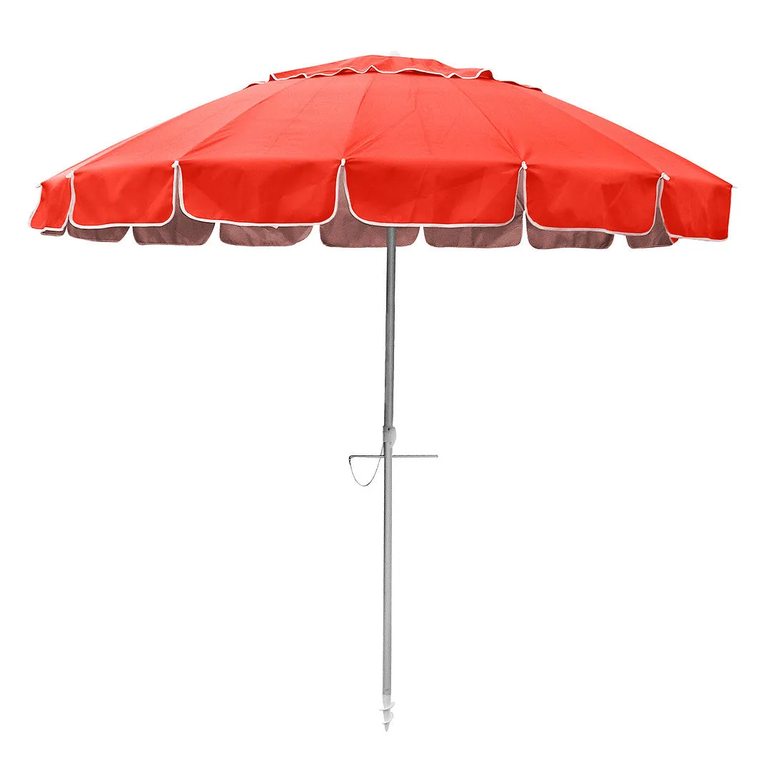 Maxibrella 240cm Beach Umbrella - Fluro Orange