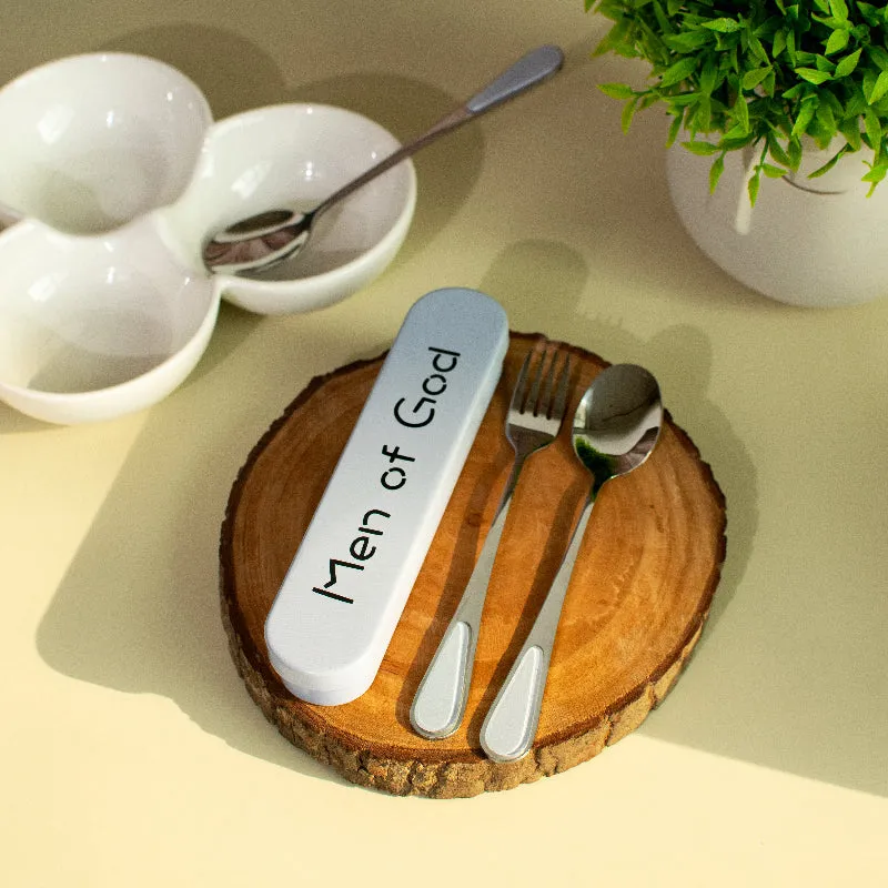 Men Of God Cutlery Set