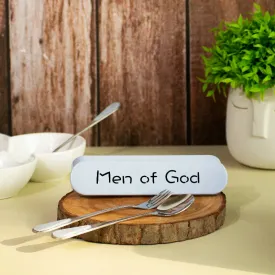 Men Of God Cutlery Set