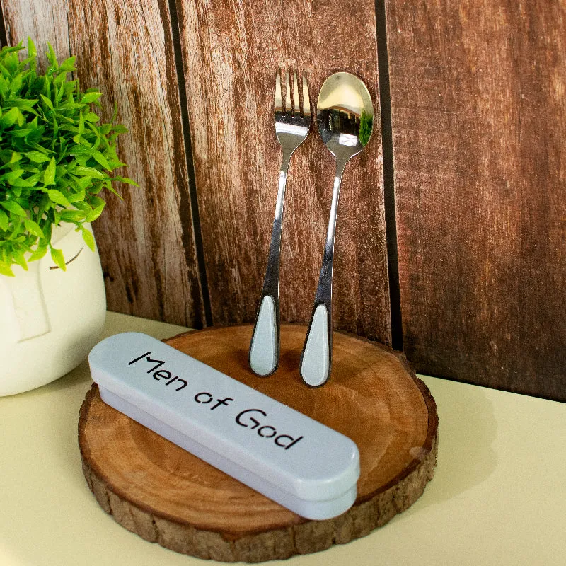 Men Of God Cutlery Set