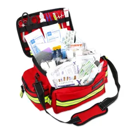 Mid-Sized First Responder EMT Bag w/ Basic Fill Kit A
