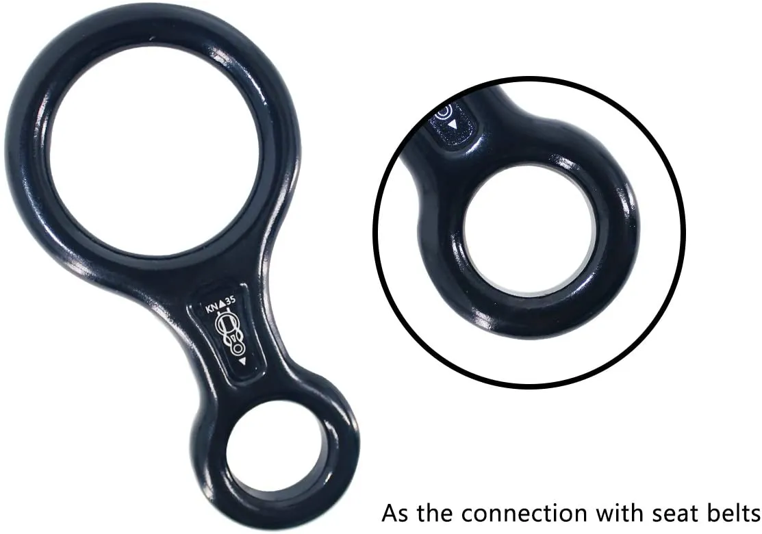 NewDoar 8 Descender Downhill Equipment Rigging Plate 40kN Rescue