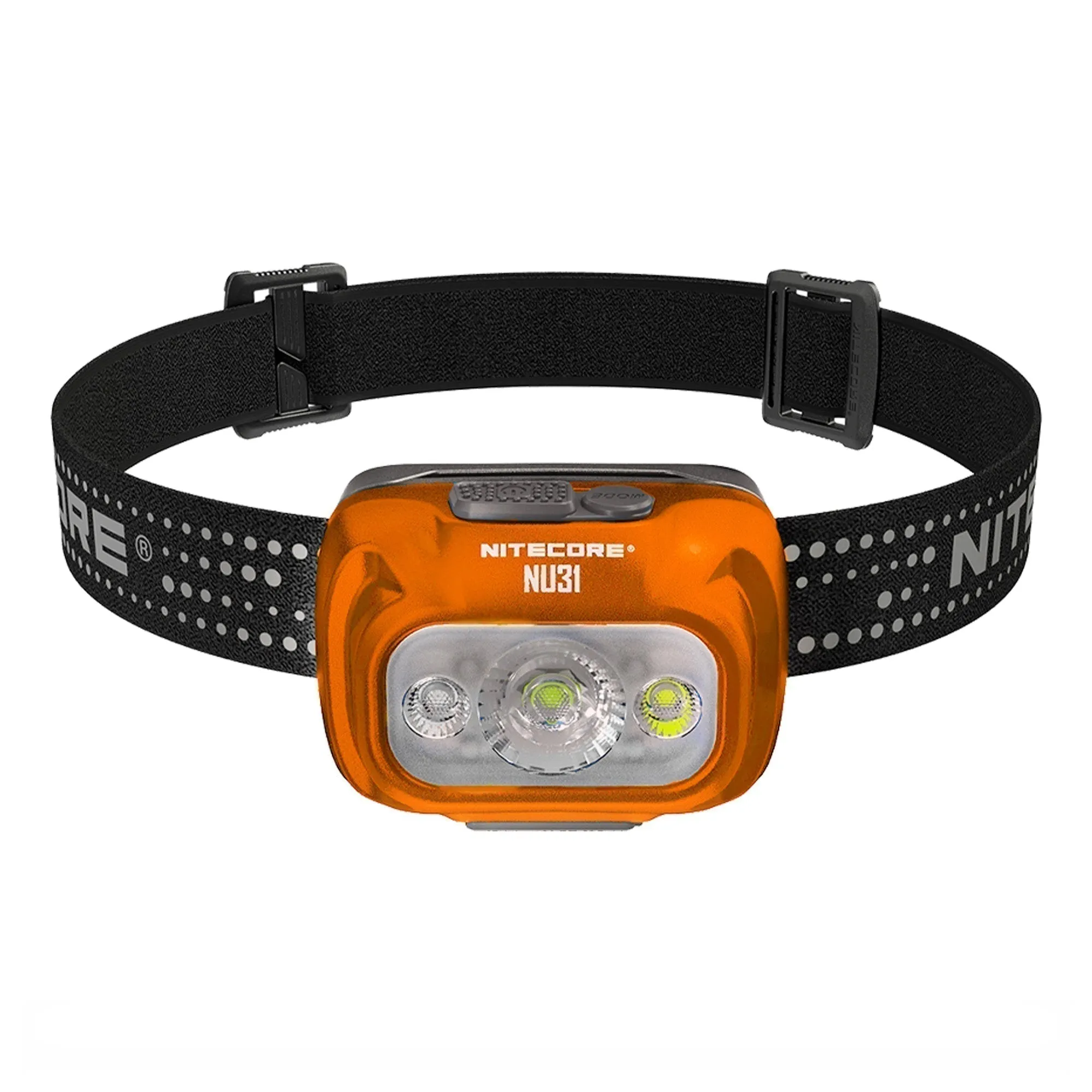 Nitecore NU31 Lightweight Headlamp w/ aux. Red Beam (550 Lumens | USB-C Rechargeable)
