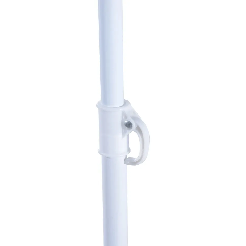 Oasis 2 m Beach Canopy Parasol with Side Panels - Blue