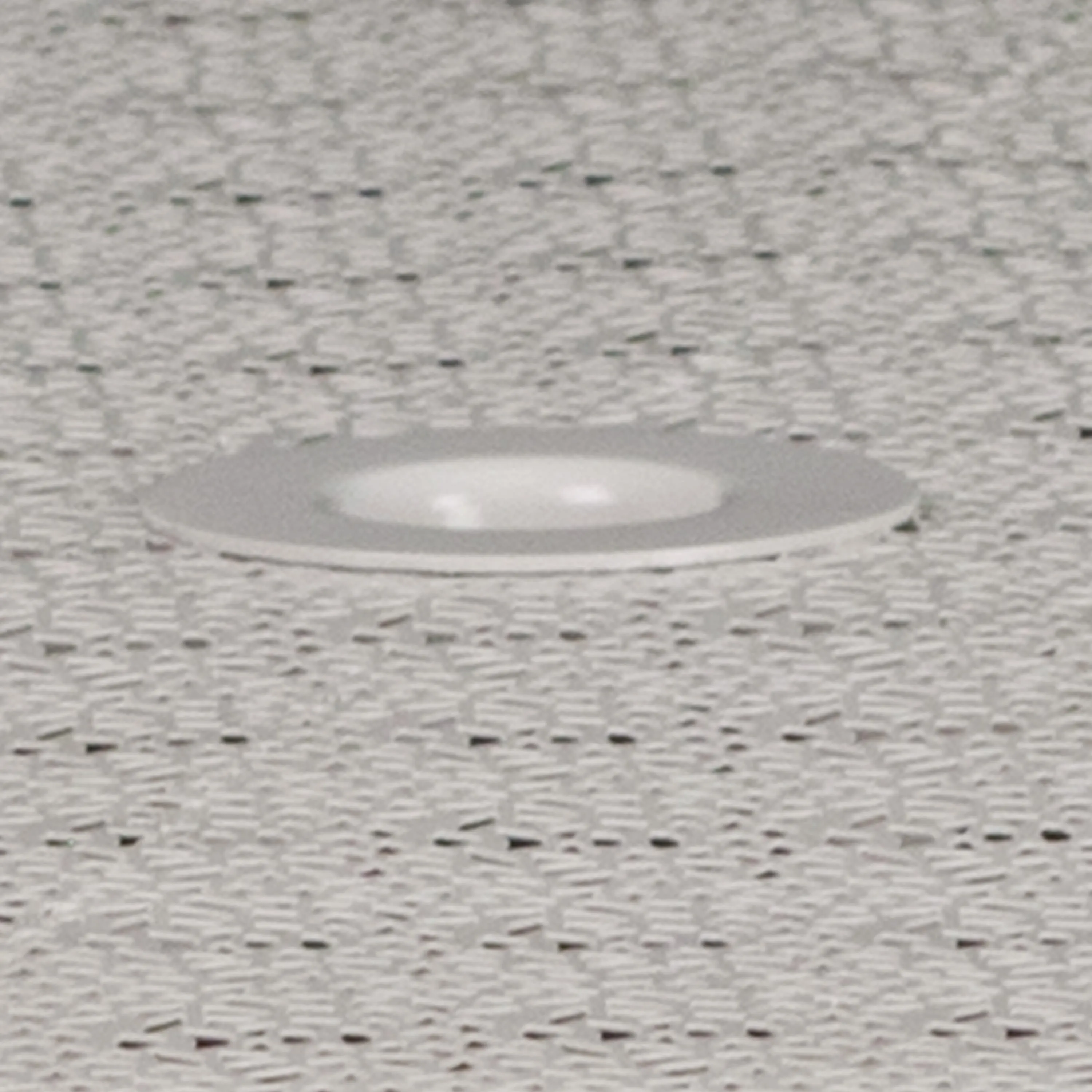 Oia Commercial Grade 35.25" Round Indoor-Outdoor Steel Patio Table with Umbrella Hole