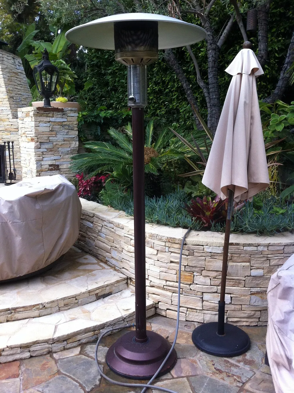 Patio Comfort NPC05 AB Bronze Portable Natural Gas Patio Heater