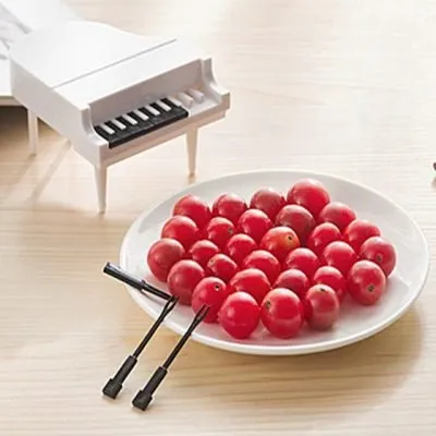 Piano Key Fruit Fork Set