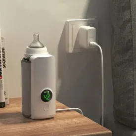 Portable Bottle Warmer - Rechargeable  6 Levels Adjustment Baby Bottle Heater