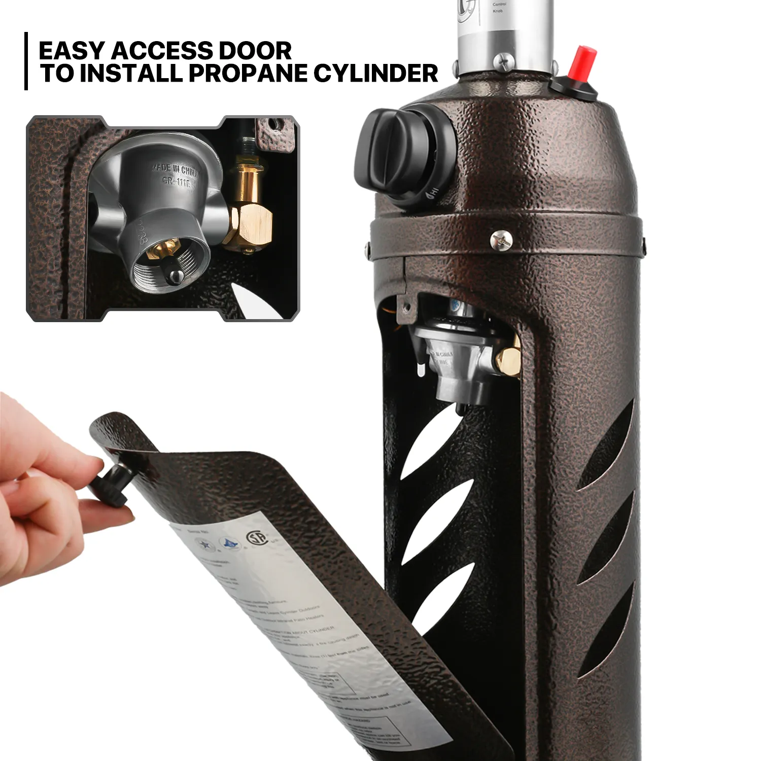 Portable Patio Heater - Gold
