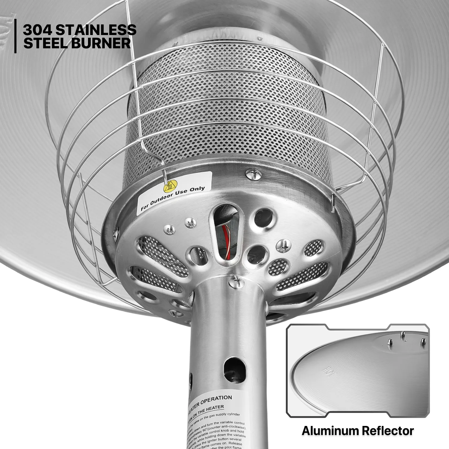 Portable Patio Heater - Gold