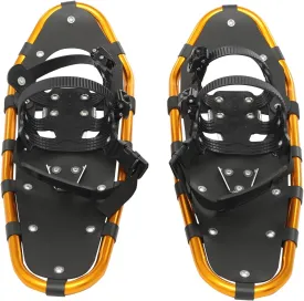 Snowshoes for Skiing & Winter Sports, Adjustable Trekking Poles with Anti-Slip Claws, Lightweight Aluminum Frame, Includes Carrying Bag, for Men & Women