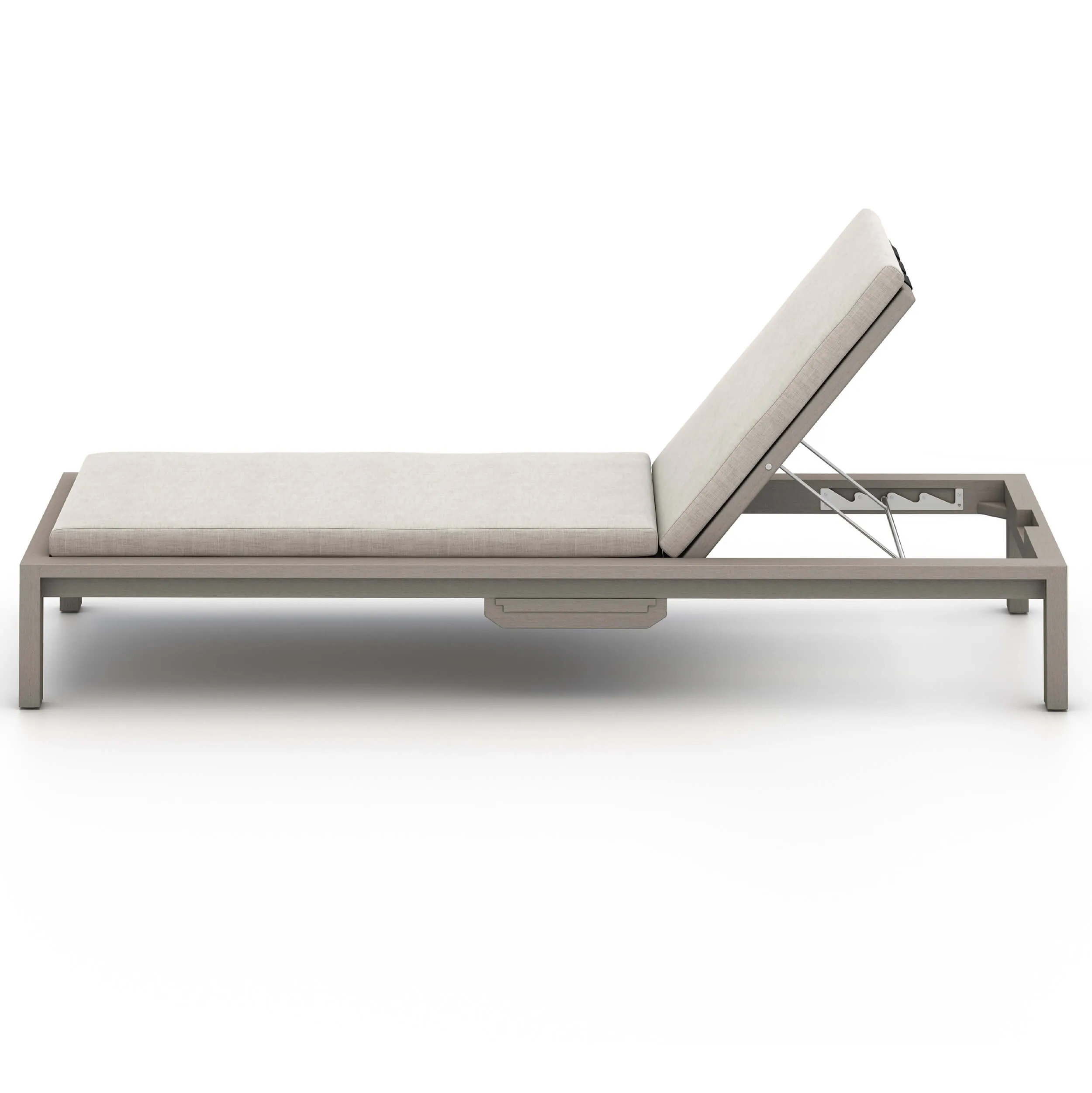 Sonoma Outdoor Chaise Weathered Grey, Stone Grey