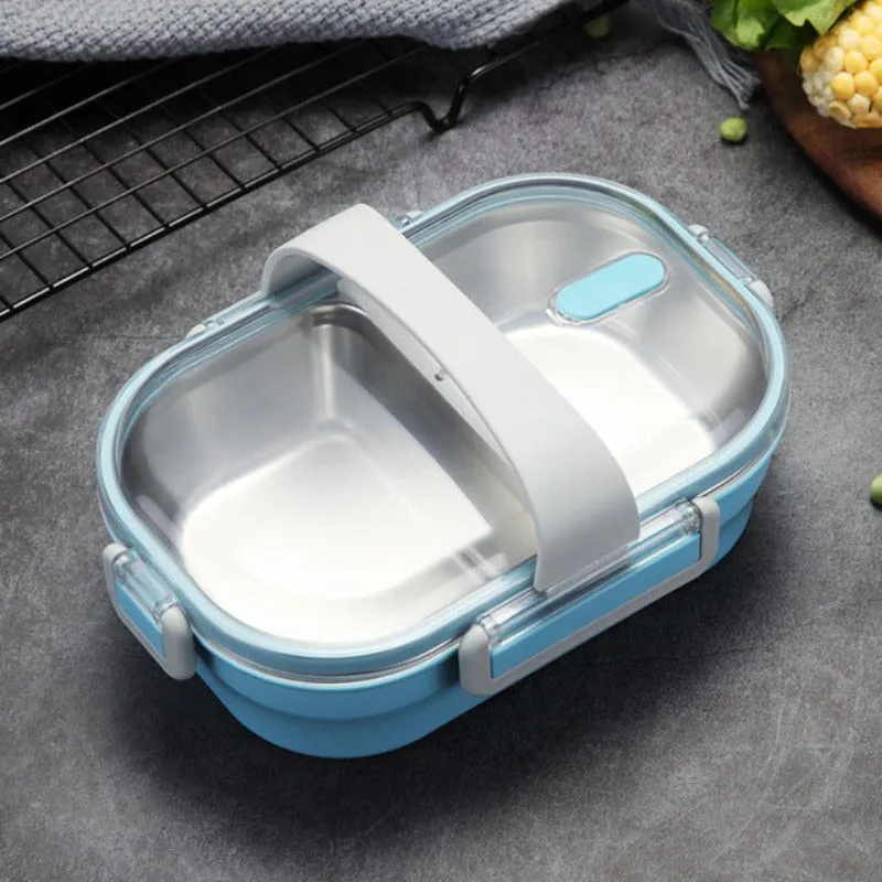 Stainless Steel Children's Lunch Box - Waterproof and Portable
