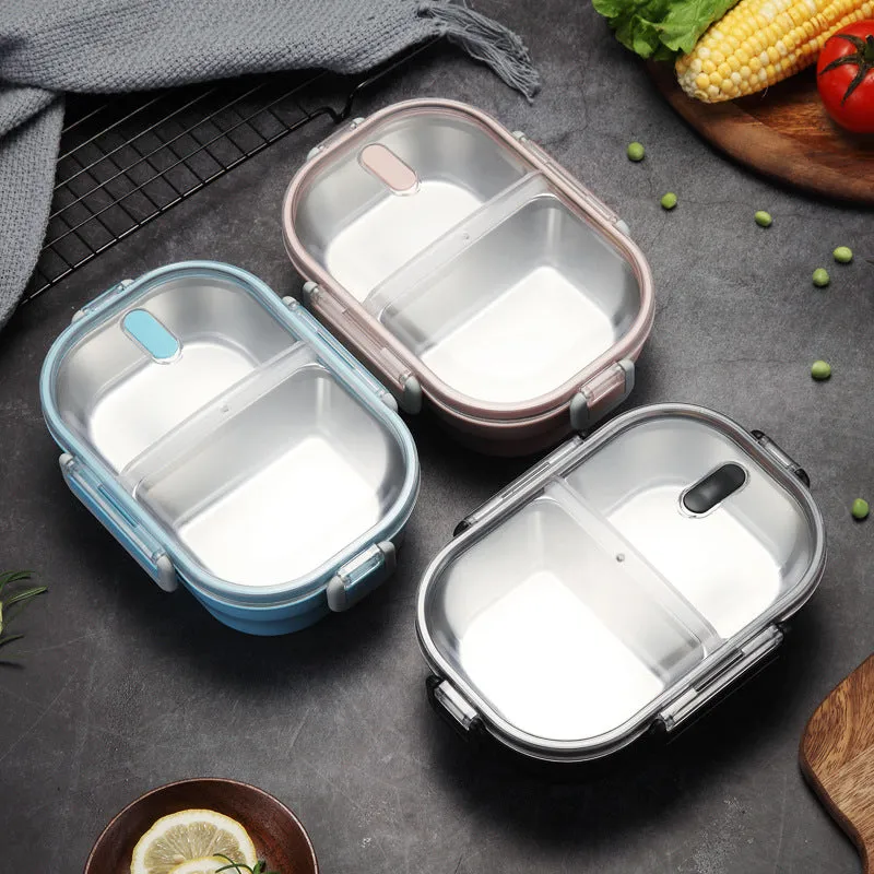 Stainless Steel Children's Lunch Box - Waterproof and Portable