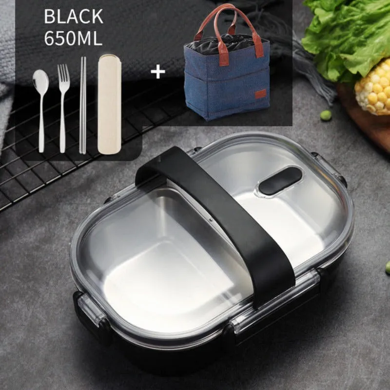 Stainless Steel Children's Lunch Box - Waterproof and Portable