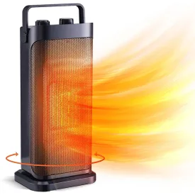 Trustech Ceramic Space Heater with Tip-Over Overheat Protection