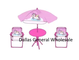 Unicorn Patio Folding Chairs / Umbrella Table Wholesale