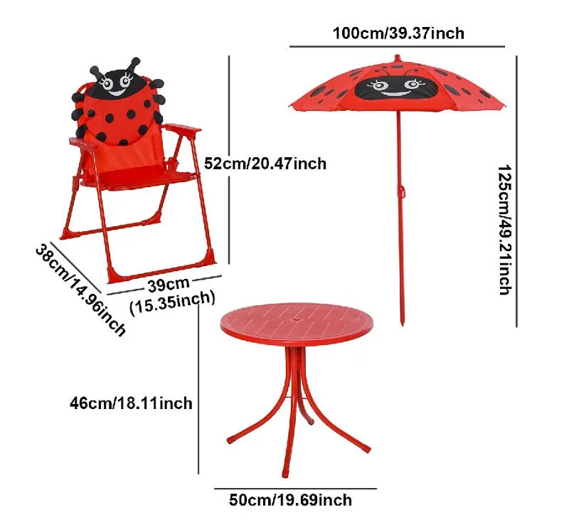 Unicorn Patio Folding Chairs / Umbrella Table Wholesale