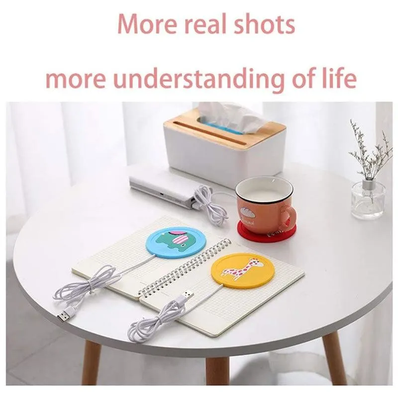 USB Powered Portable Heating Coaster SE-111 RED