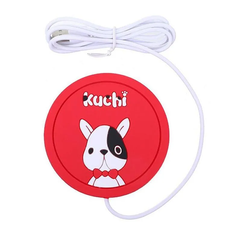 USB Powered Portable Heating Coaster SE-111 RED